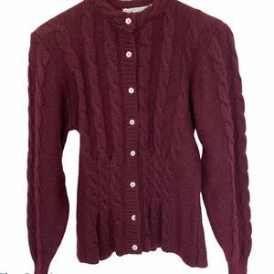 JAYSON YOUNGER Sweater Vintage Wool Red Medium